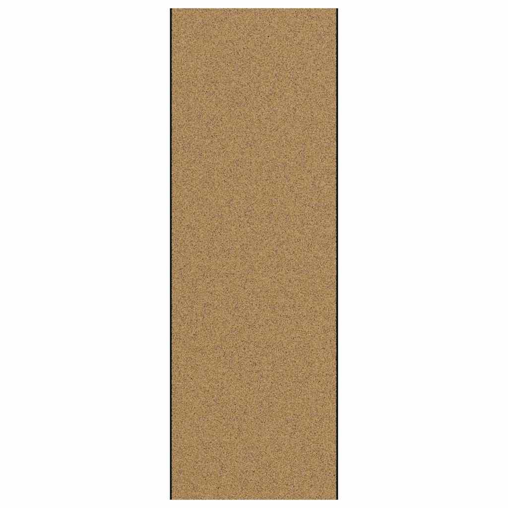 vidaXL Dywanik wejściowy Kremowy i czarny 120 x 350 cm Poliamid i PVC