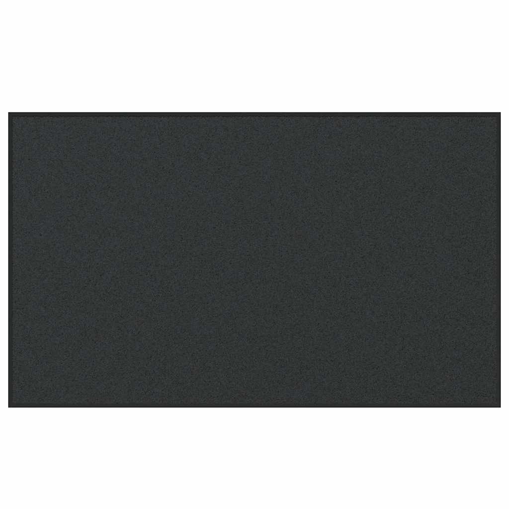 vidaXL Dywanik wejściowy Czarny 90 x 150 cm 100% poliamid