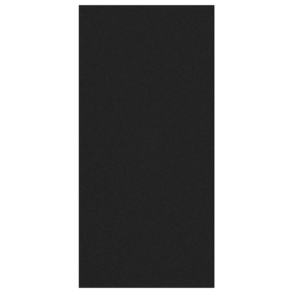 vidaXL Dywanik wejściowy Czarny 120 x 250 cm 100% poliamid