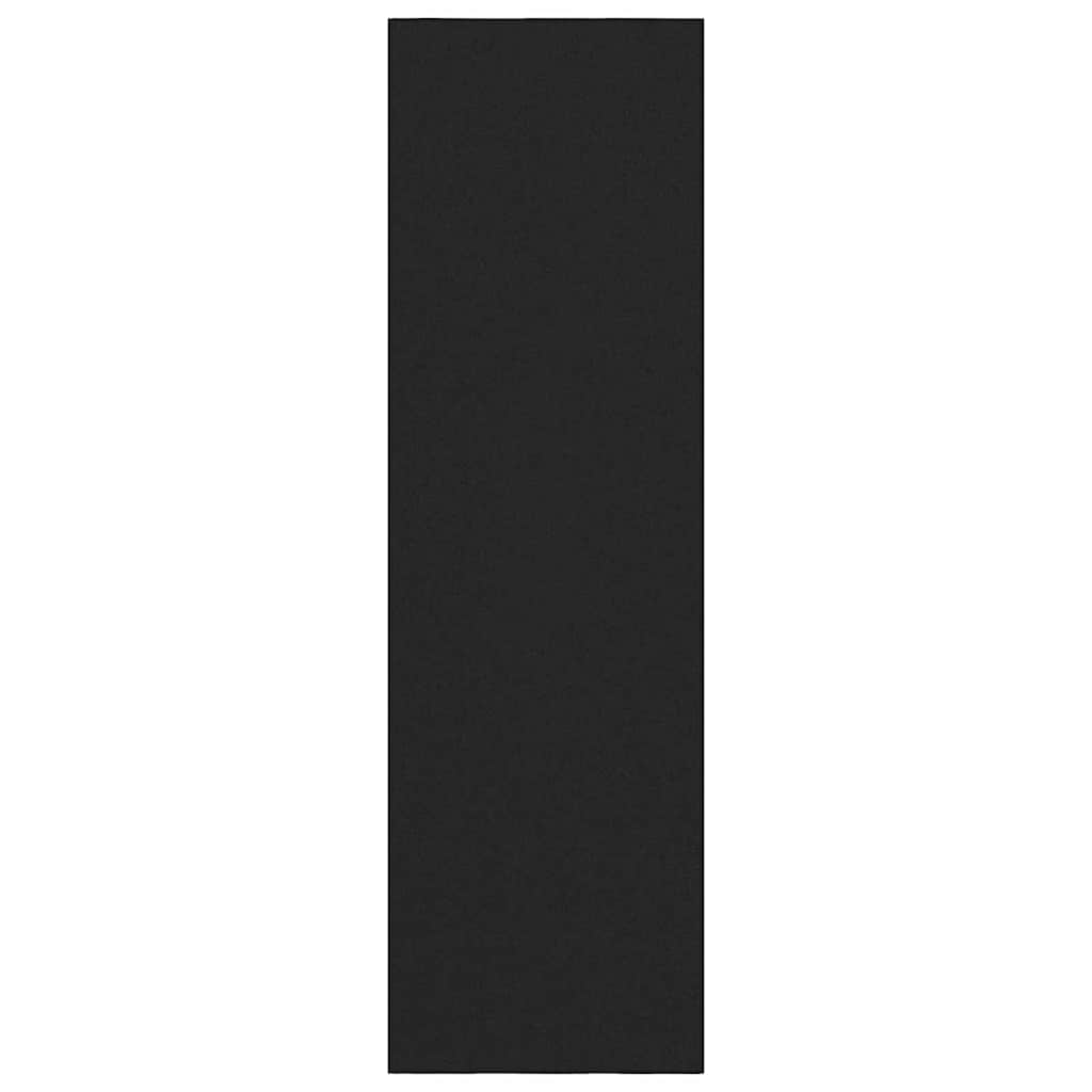 vidaXL Dywanik wejściowy Czarny 120 x 400 cm 100% poliamid