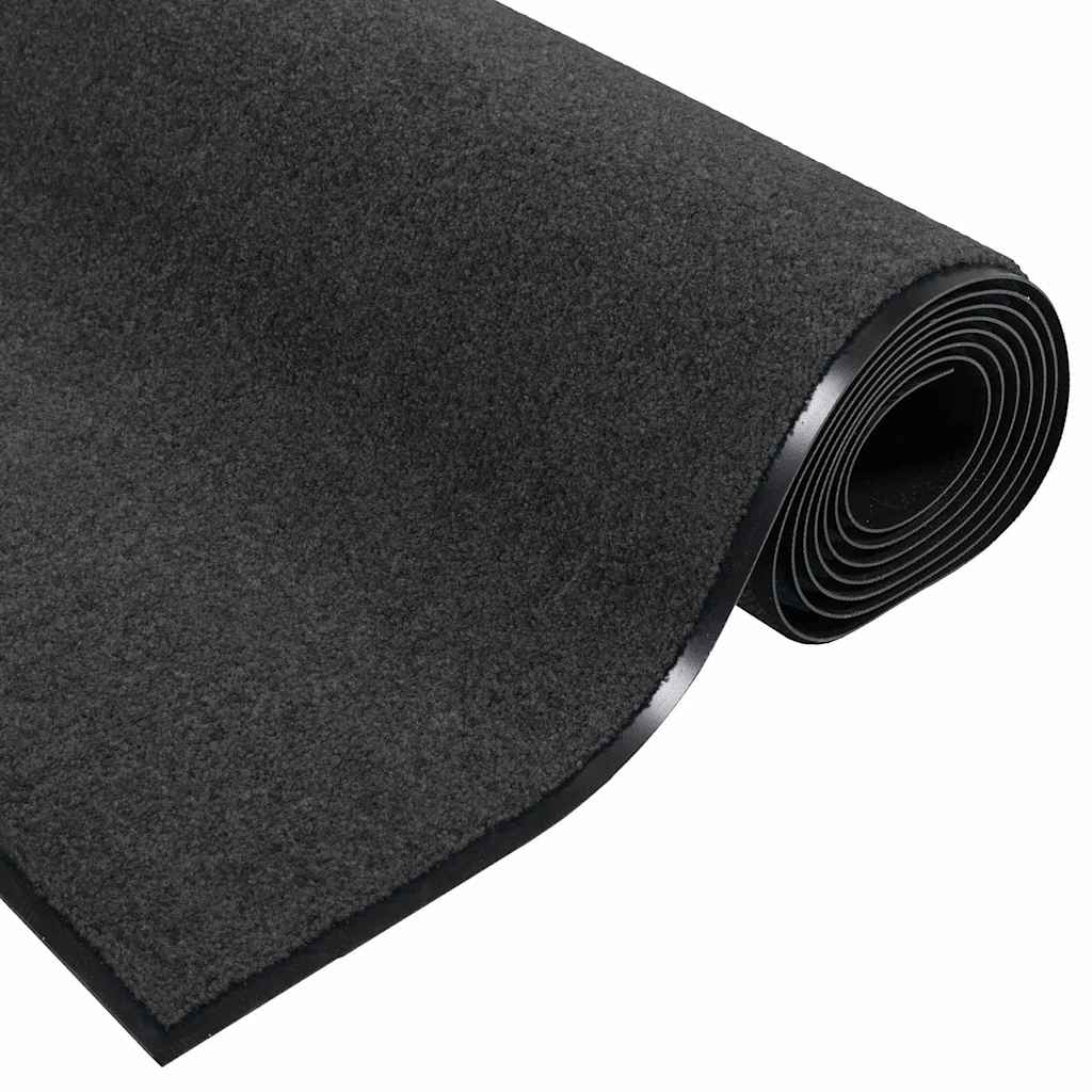 vidaXL Dywanik wejściowy Antracytowy i czarny 60 x 180 cm