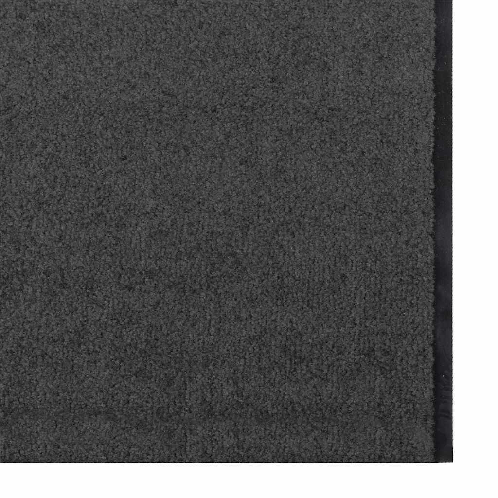 vidaXL Dywanik wejściowy Antracytowy i czarny 120 x 350 cm