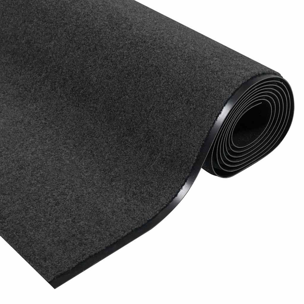 vidaXL Dywanik wejściowy Antracytowy i czarny 120 x 350 cm