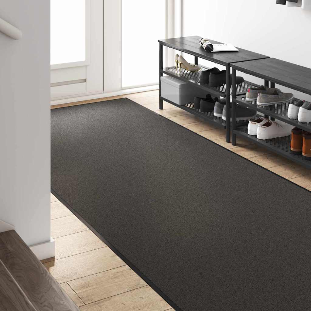 vidaXL Dywanik wejściowy Antracytowy i czarny 120 x 350 cm