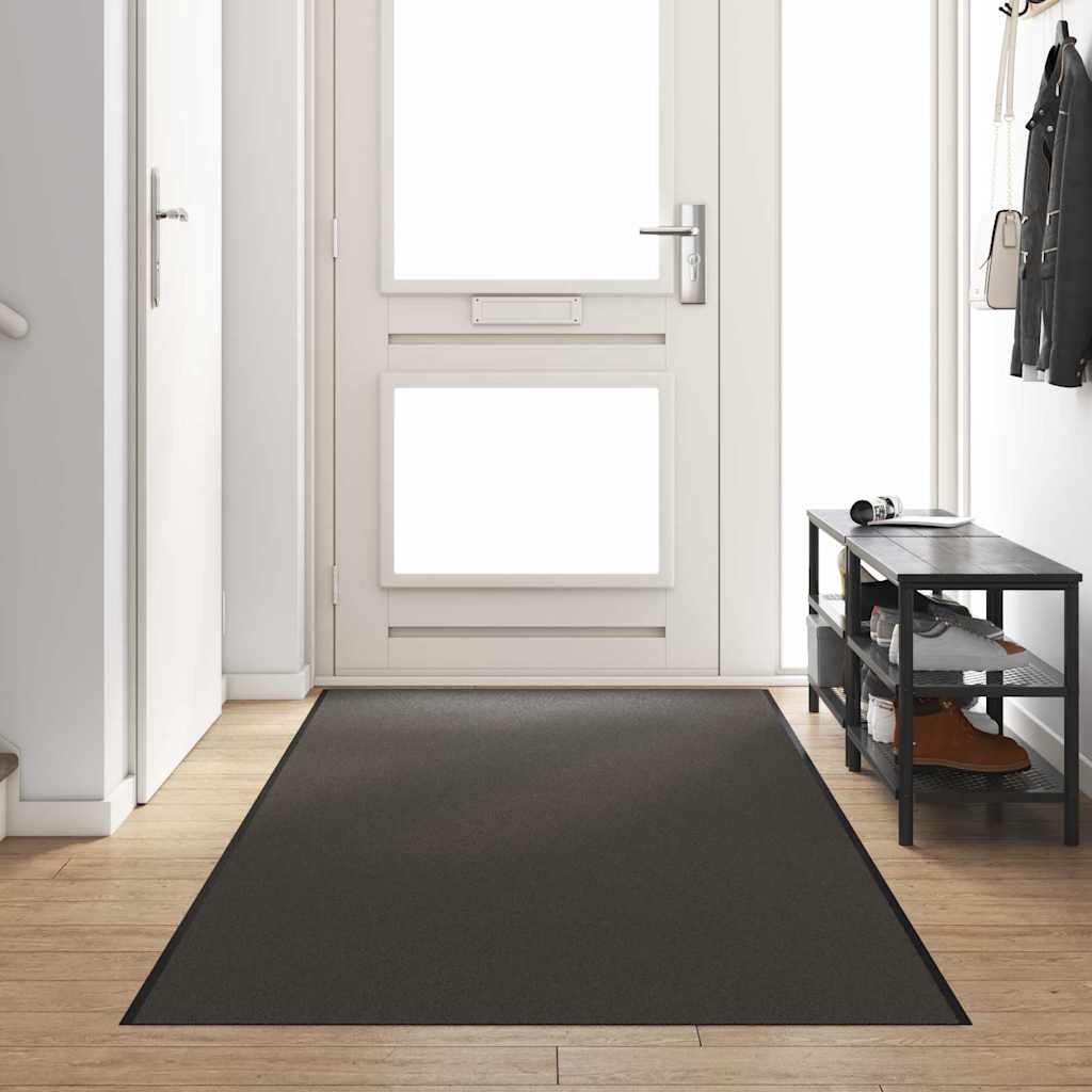 vidaXL Dywanik wejściowy Antracytowy i czarny 120 x 350 cm
