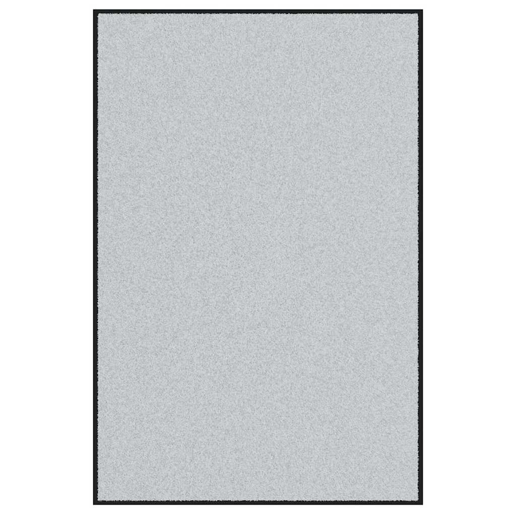 vidaXL Dywanik wejściowy Szary i czarny 120 x 180 cm 100% poliamid