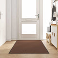 vidaXL Dywanik wejściowy Brązowy i czarny 120 x 250 cm 100% poliamid