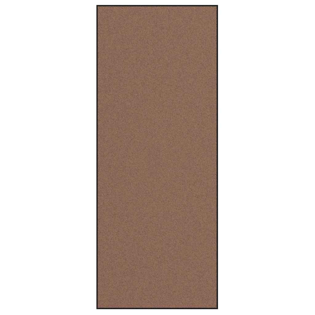 vidaXL Dywanik wejściowy Brązowy i czarny 120 x 300 cm 100% poliamid