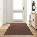 vidaXL Dywanik wejściowy Brązowy i czarny 120 x 350 cm 100% poliamid