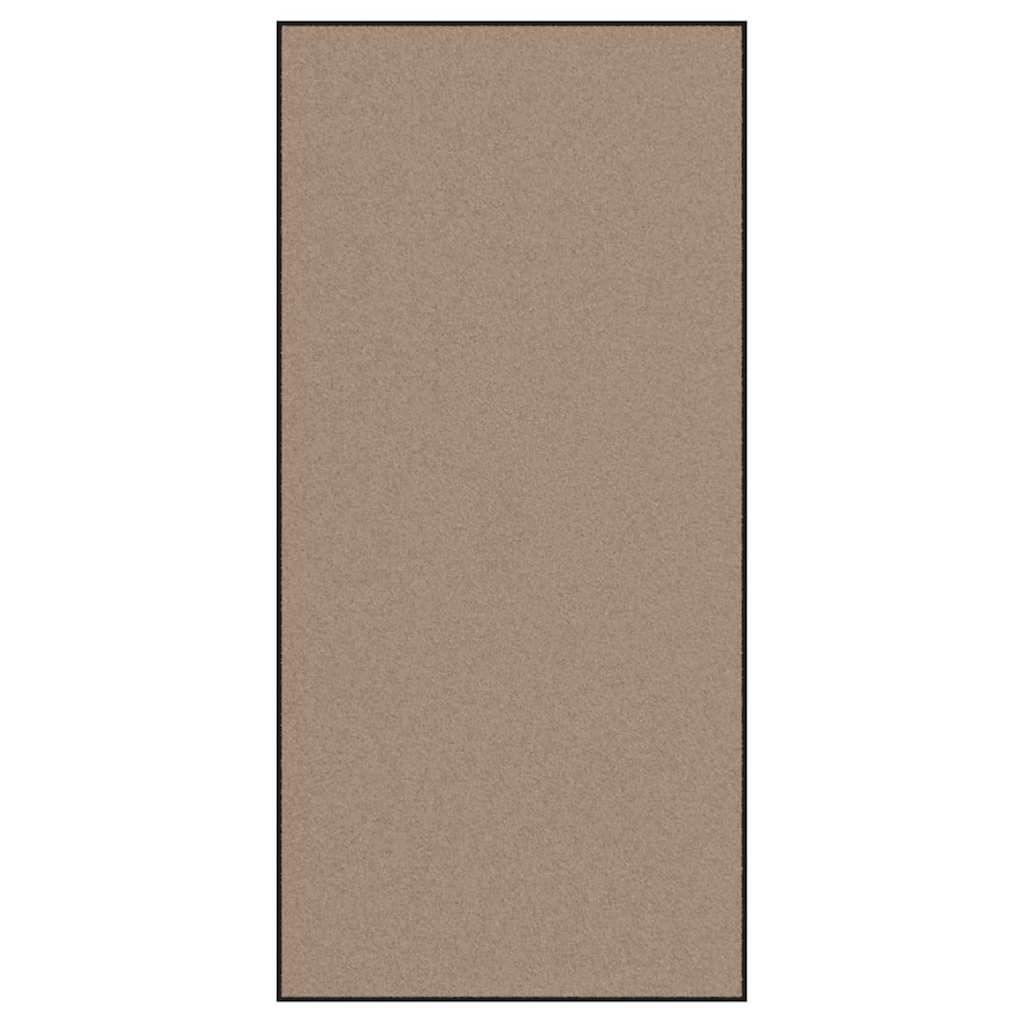 vidaXL Dywanik wejściowy Beżowy i czarny 120 x 250 cm 100% poliamid