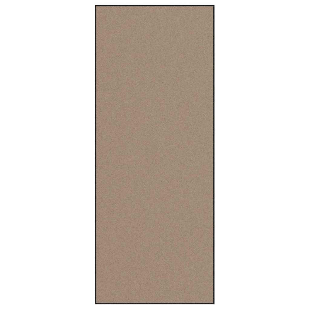 vidaXL Dywanik wejściowy Beżowy i czarny 120 x 300 cm 100% poliamid
