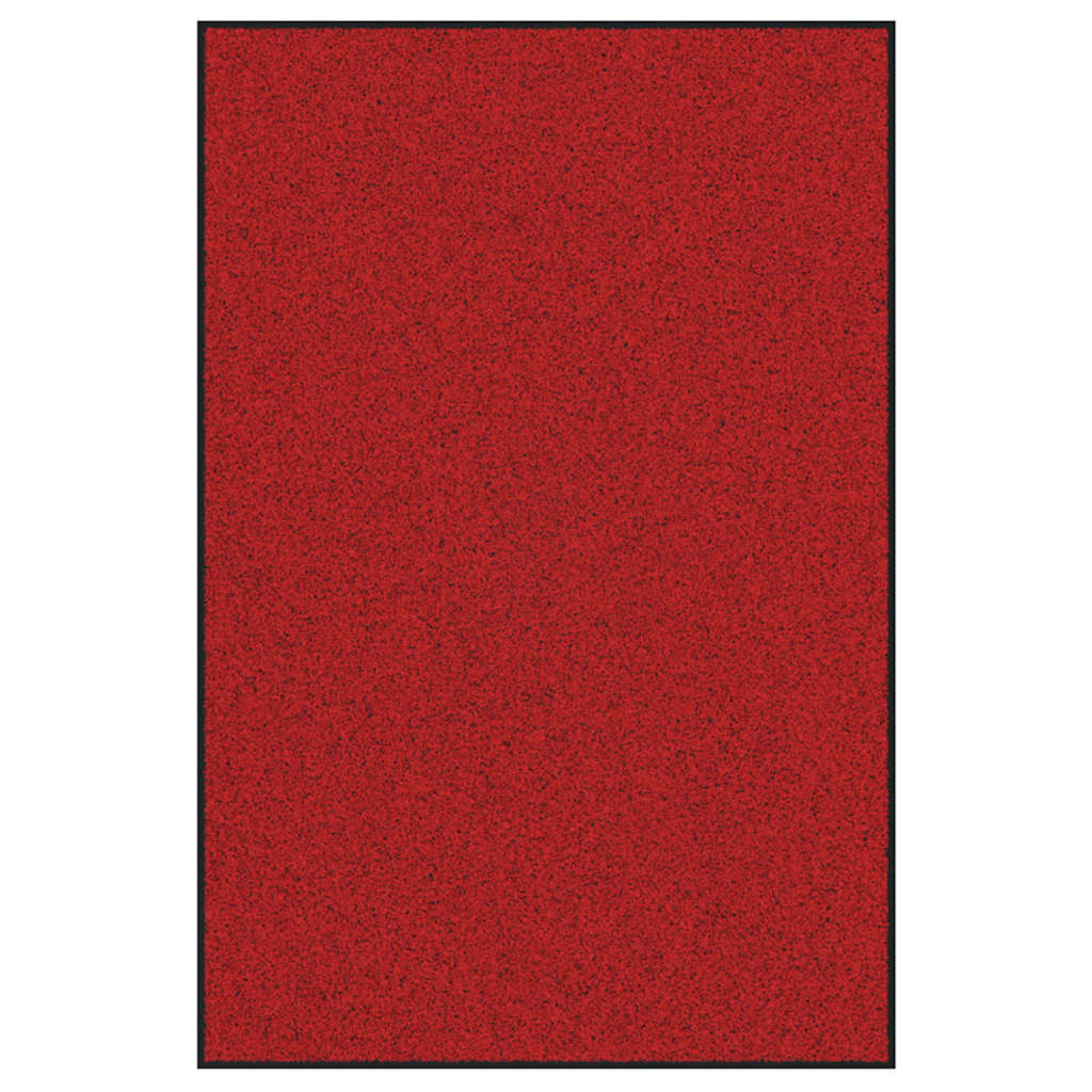 vidaXL Dywanik wejściowy Czerwony i Czarny 120 x 180 cm 100% poliamid