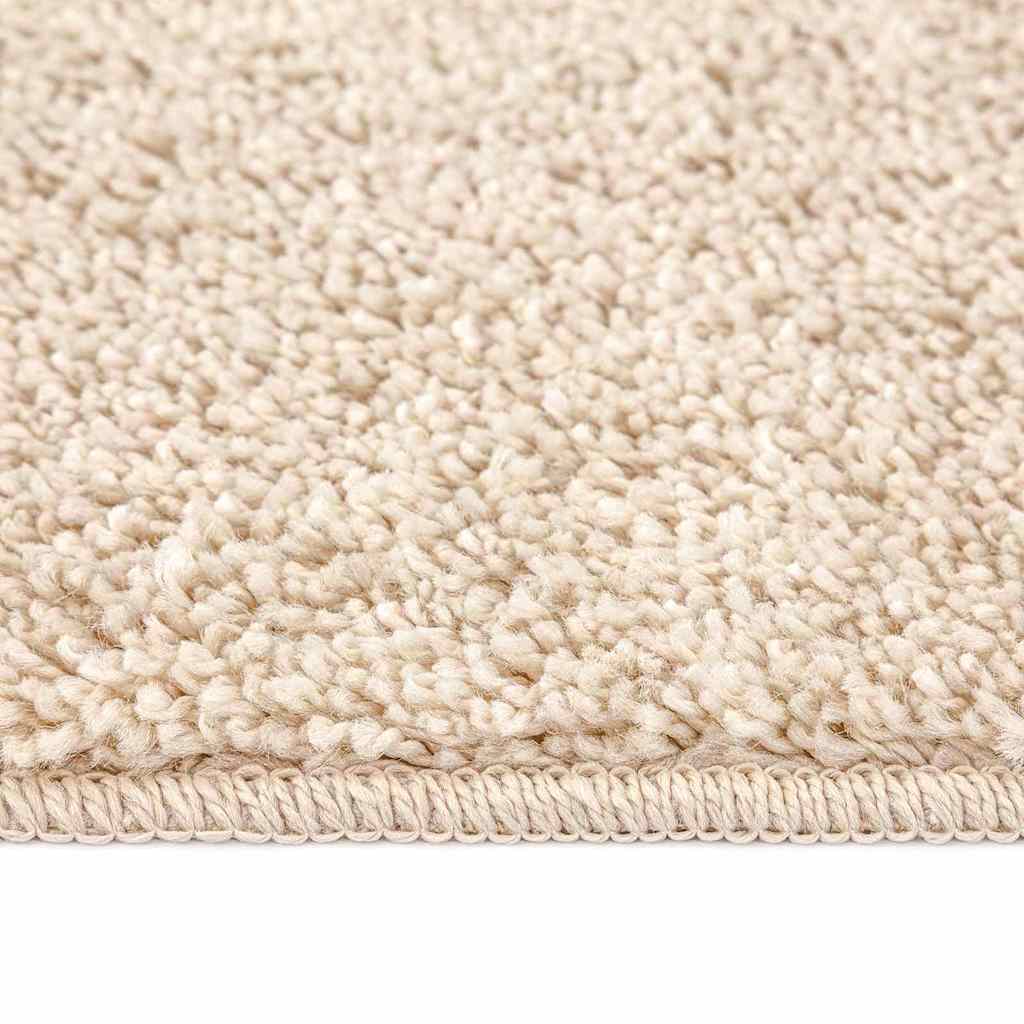 vidaXL Antypoślizgowy dywan shaggy Kremowy 120 x 120 cm PP
