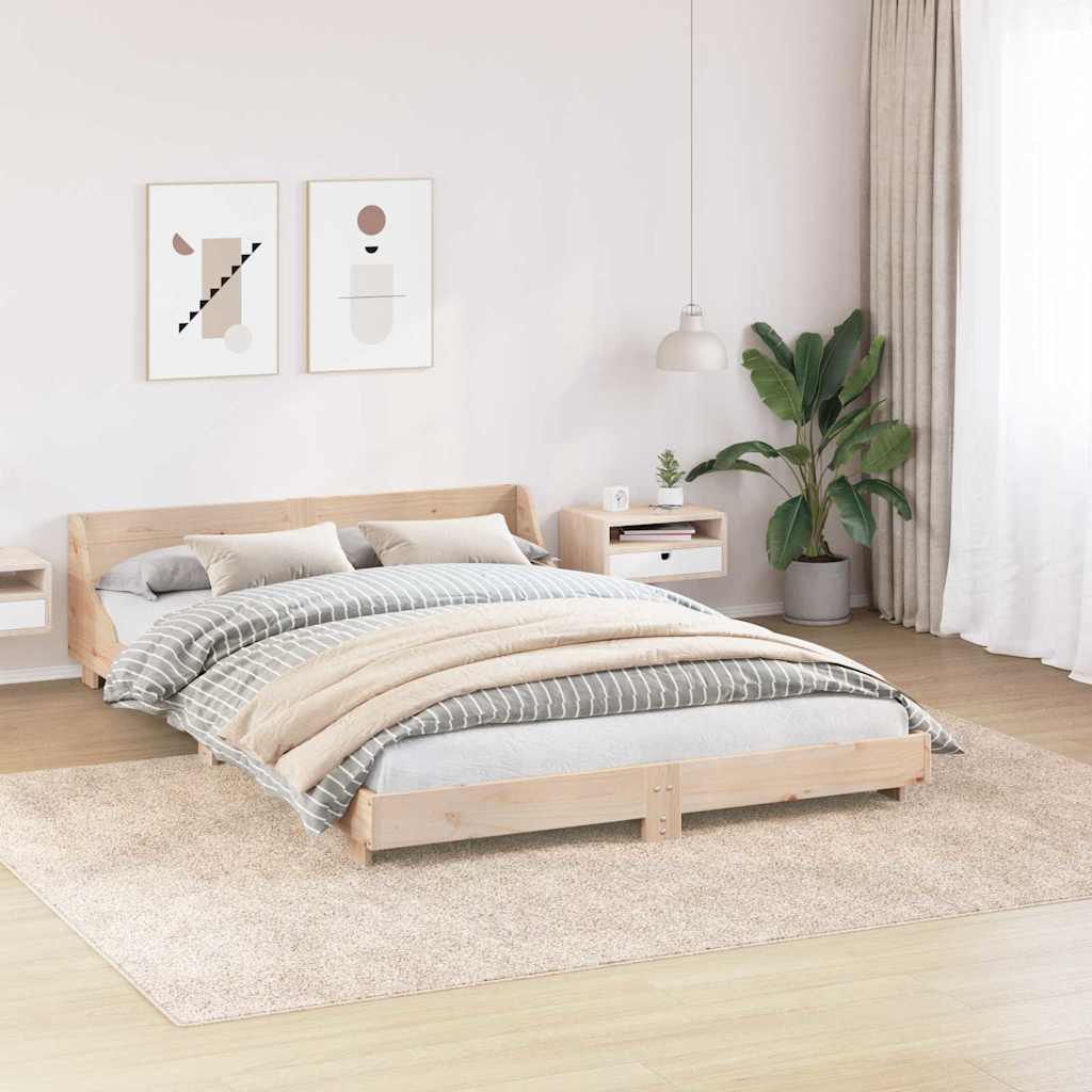 vidaXL Antypoślizgowy dywan shaggy Kremowy 240 x 340 cm PP