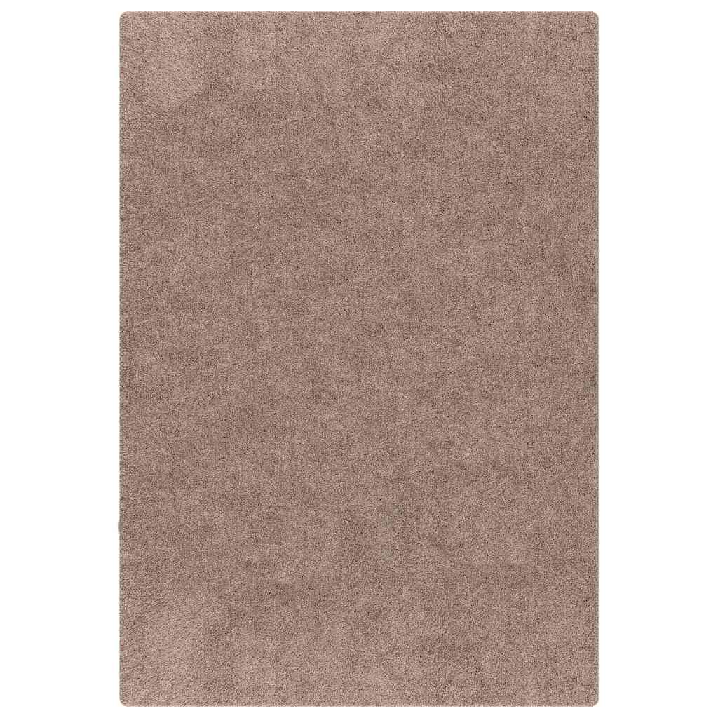vidaXL Antypoślizgowy dywan shaggy Brązowy 80 x 150 cm PP