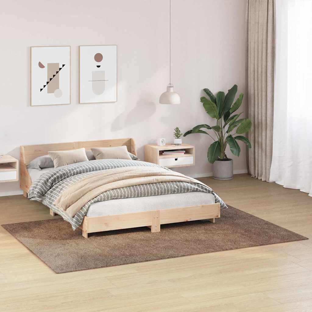 vidaXL Antypoślizgowy dywan shaggy Brązowy 160 x 230 cm PP