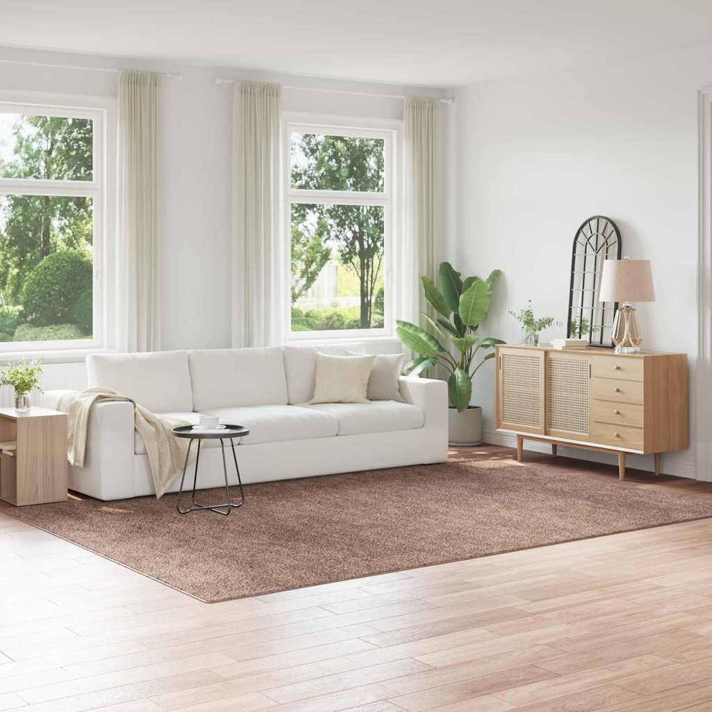 vidaXL Antypoślizgowy dywan shaggy brązowy 240 x 340 cm PP