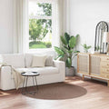 vidaXL Antypoślizgowy dywan shaggy Brązowy 160 x 160 cm PP