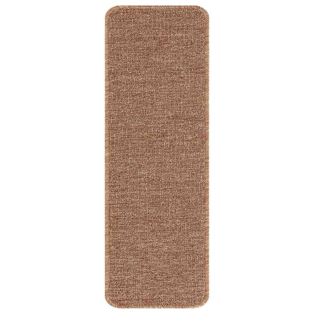 vidaXL Mats antypoślizgowe na schody 15 pcs Żółty 60 x 25 cm PP