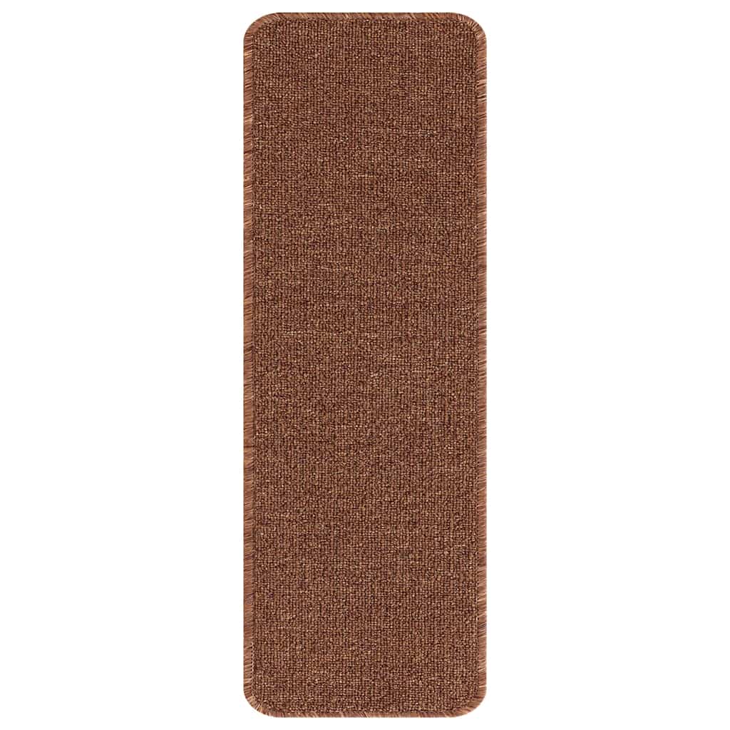vidaXL Mats antypoślizgowe na schody 15 pcs Żółty 60 x 25 cm PP
