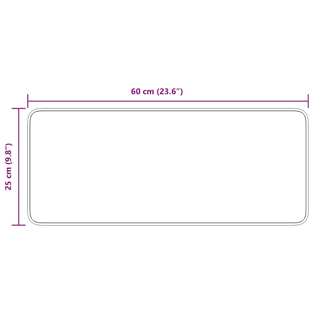 vidaXL Mats antypoślizgowe na schody 15 pcs Bordowy 60 x 25 cm PP