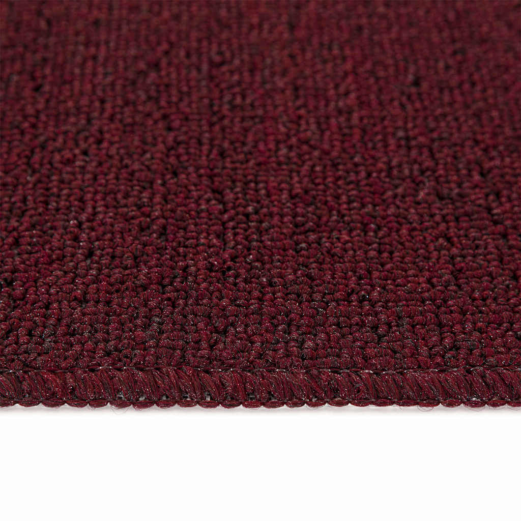 vidaXL Mats antypoślizgowe na schody 15 pcs Bordowy 75 x 20 cm PP