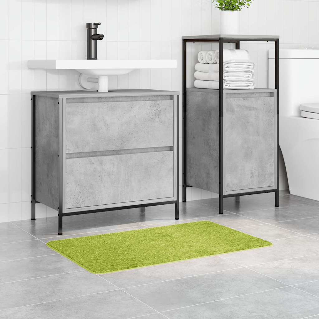 vidaXL Mata łazienkowa antypoślizgowa Zielony 50 x 80 cm PP