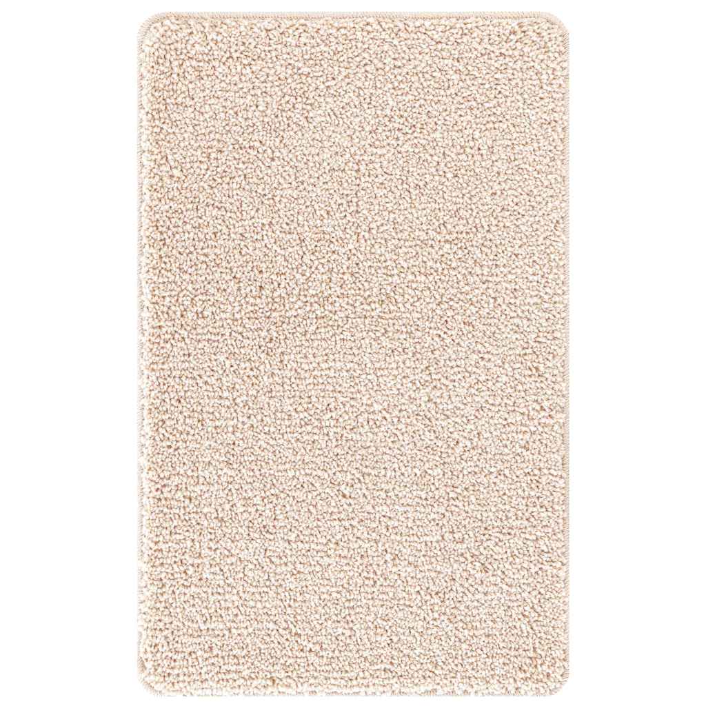 vidaXL Mata łazienkowa antypoślizgowa Kremowy 60 x 90 cm PP