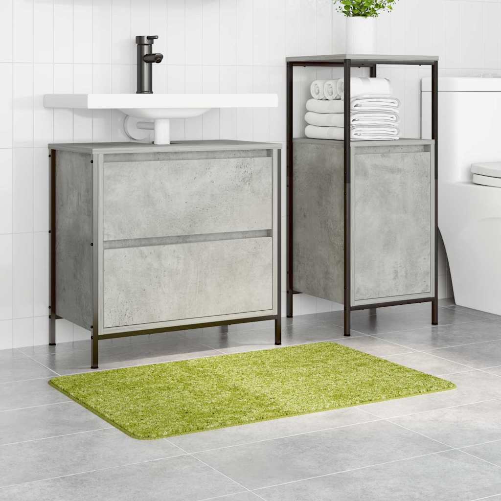 vidaXL Mata łazienkowa antypoślizgowa Zielony 60 x 90 cm PP