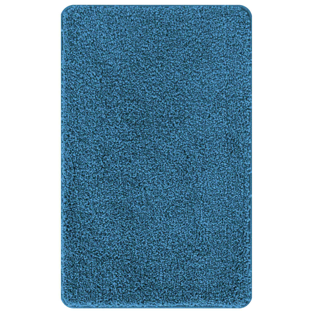 vidaXL Mata łazienkowa antypoślizgowa Niebieski 60 x 90 cm PP