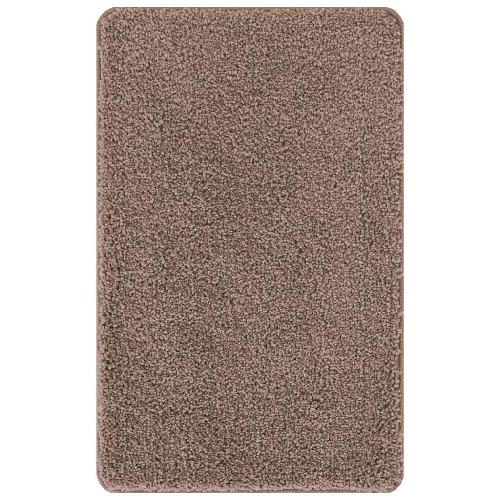 vidaXL Zestaw mat łazienkowych antypoślizgowych 2 pcs Brązowy PP