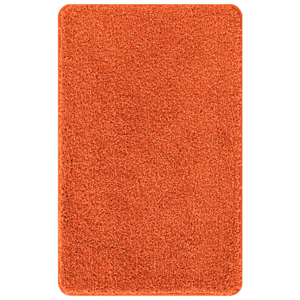 vidaXL Zestaw mat łazienkowych antypoślizgowych 2 pcs Pomarańczowy PP