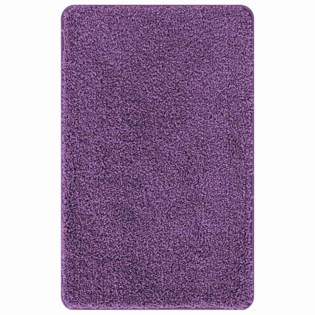 vidaXL Zestaw mat łazienkowych antypoślizgowych 2 pcs Fioletowy PP