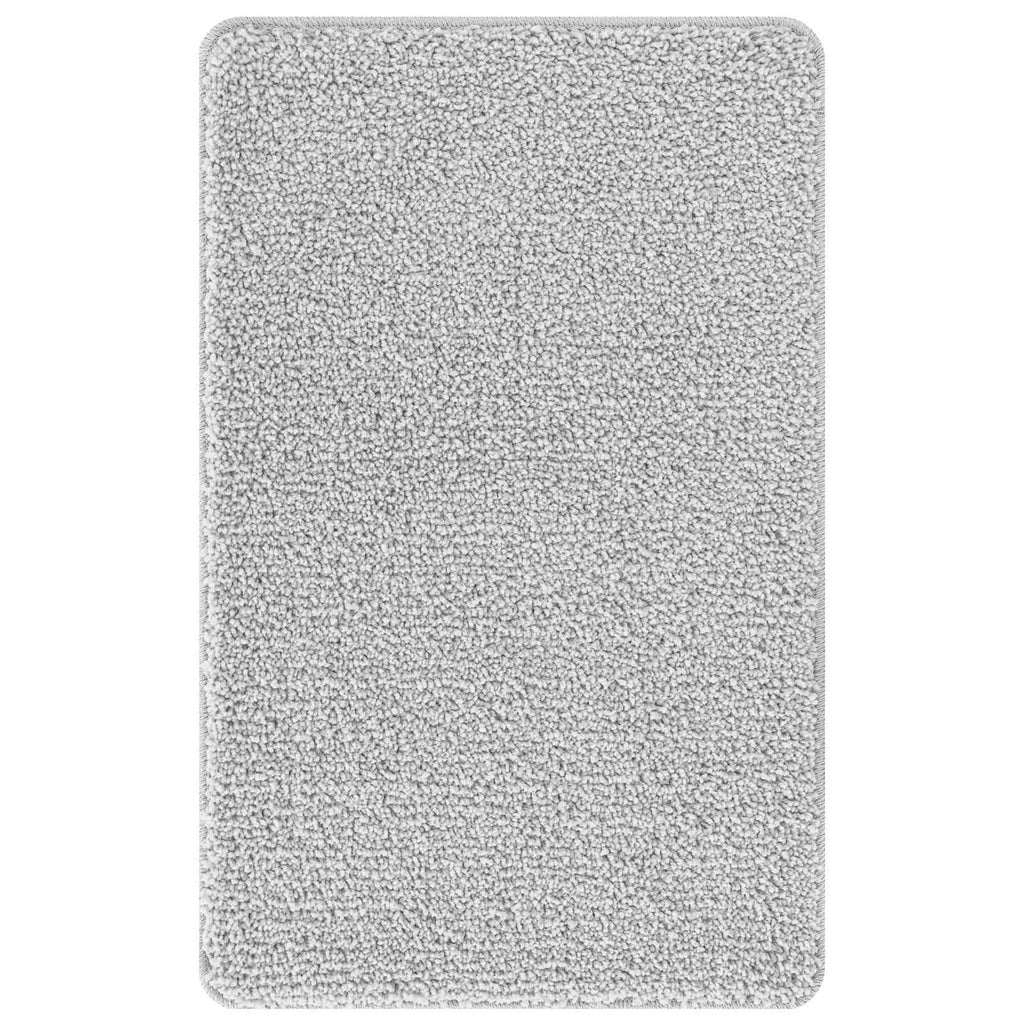 vidaXL Zestaw mat łazienkowych antypoślizgowych 3 pcs Szary PP