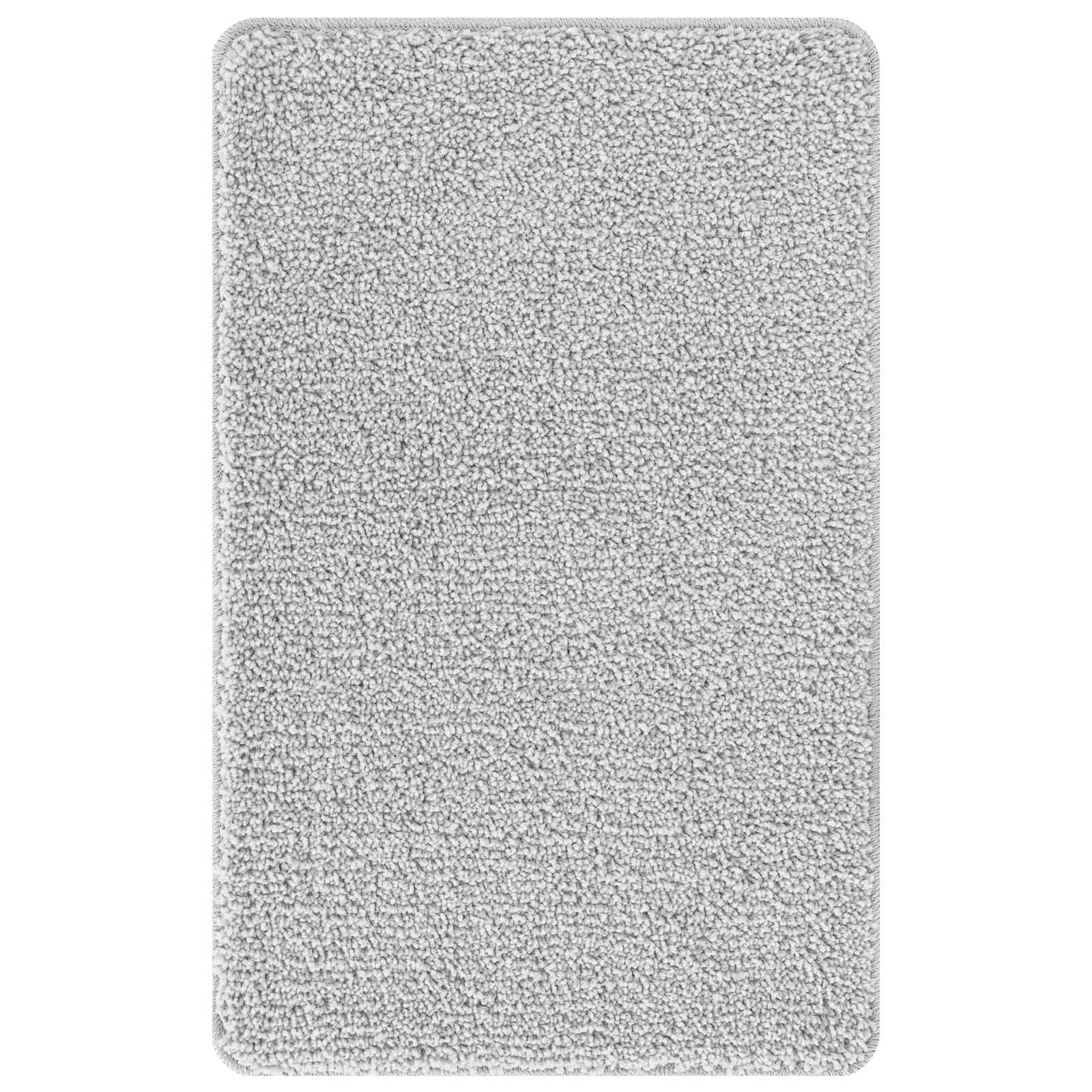 vidaXL Zestaw mat łazienkowych antypoślizgowych 3 pcs Szary PP