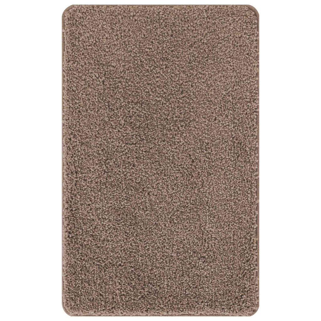 vidaXL Zestaw mat łazienkowych antypoślizgowych 3 pcs Brązowy PP