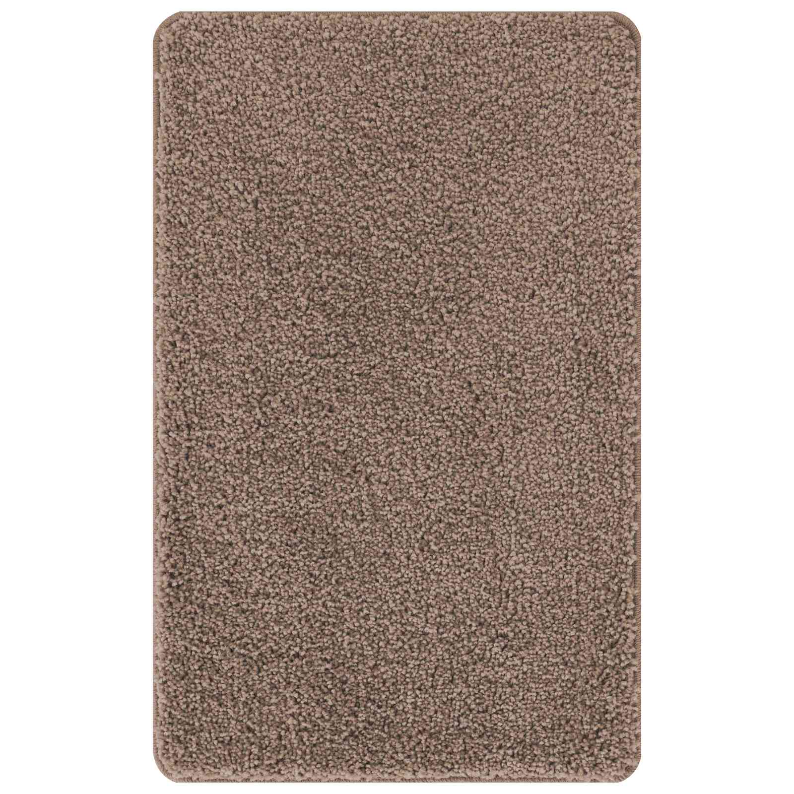 vidaXL Zestaw mat łazienkowych antypoślizgowych 3 pcs Brązowy PP