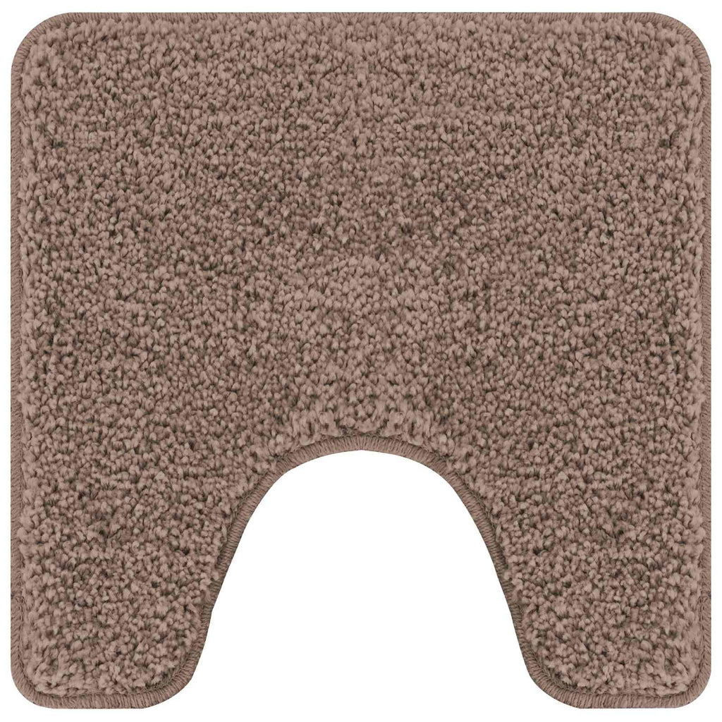 vidaXL Zestaw mat łazienkowych antypoślizgowych 3 pcs Brązowy PP
