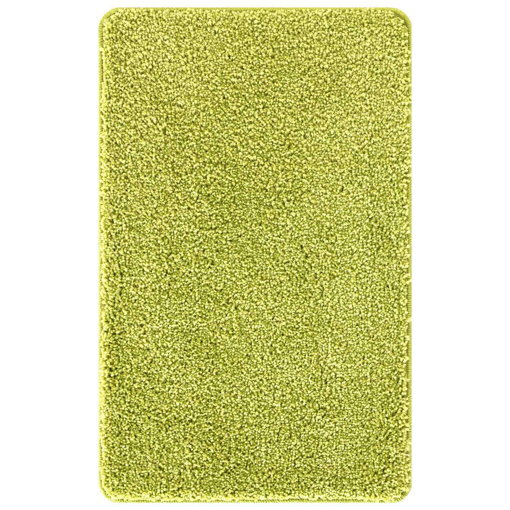 vidaXL Zestaw mat łazienkowych antypoślizgowych 3 pcs Zielony PP