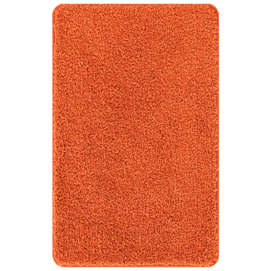 vidaXL Zestaw mat łazienkowych antypoślizgowych 3 pcs Pomarańczowy PP