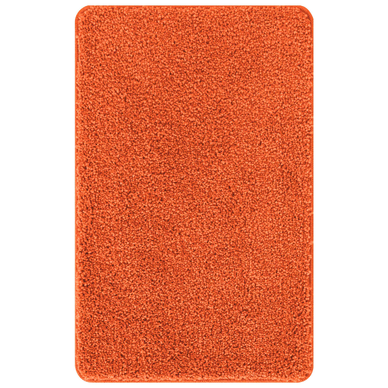 vidaXL Zestaw mat łazienkowych antypoślizgowych 3 pcs Pomarańczowy PP