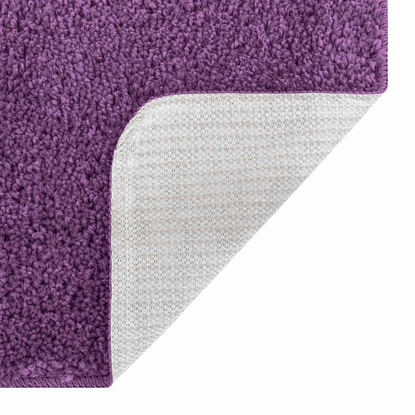 vidaXL Zestaw mat łazienkowych antypoślizgowych 3 pcs Fioletowy PP