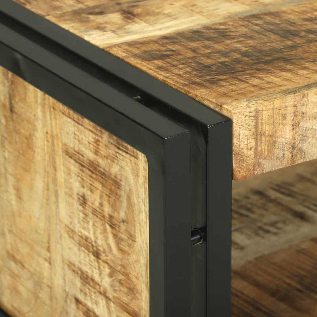 vidaXL Stolik kawowy Brązowy 120 x 50 x 38 cm Drewno z mango