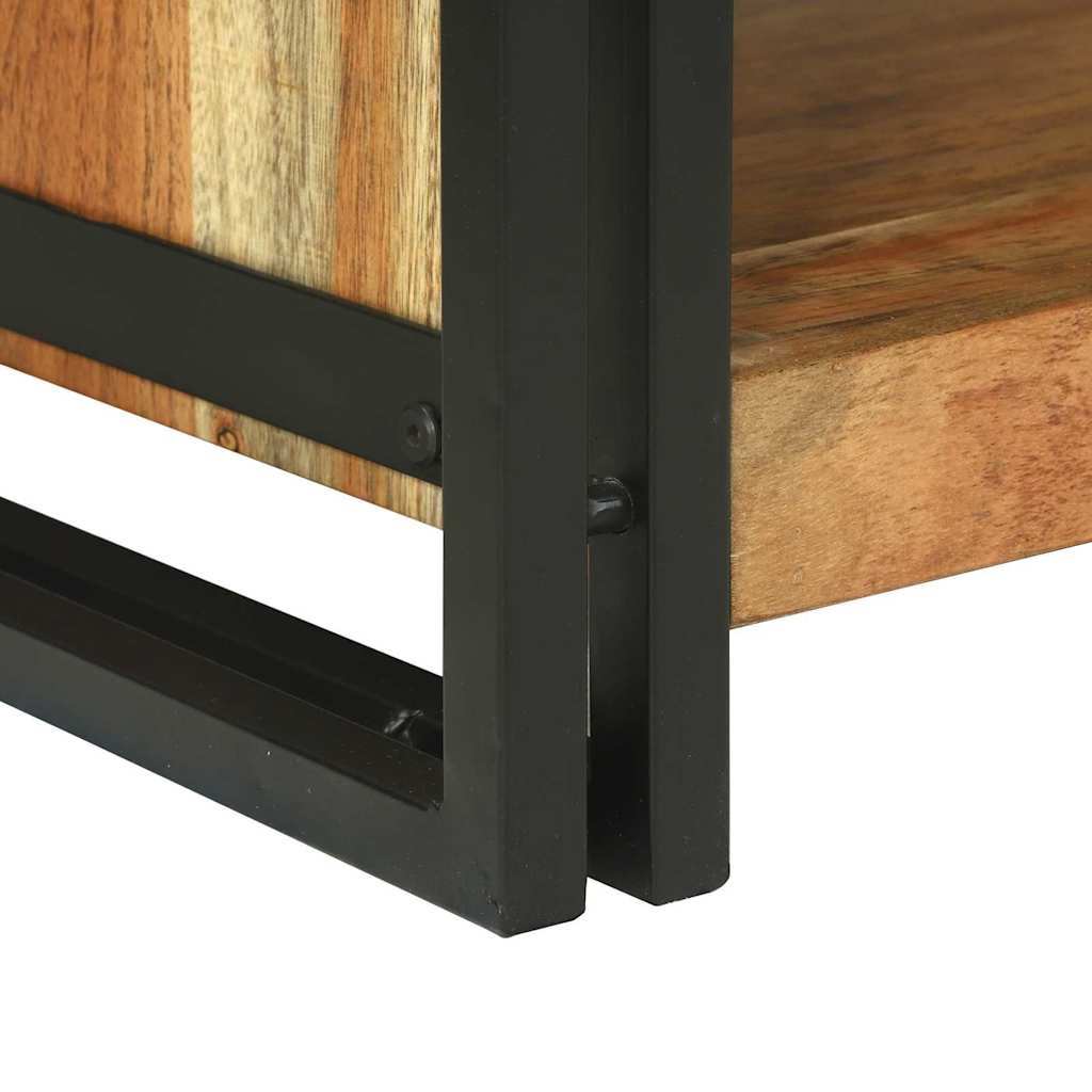 vidaXL Stolik kawowy Brązowy 120 x 50 x 38 cm Lite Drewno Akacji