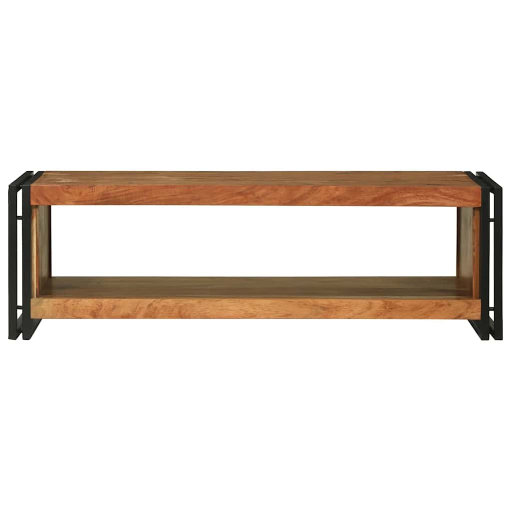 vidaXL Stolik kawowy Brązowy 120 x 50 x 38 cm Lite Drewno Akacji