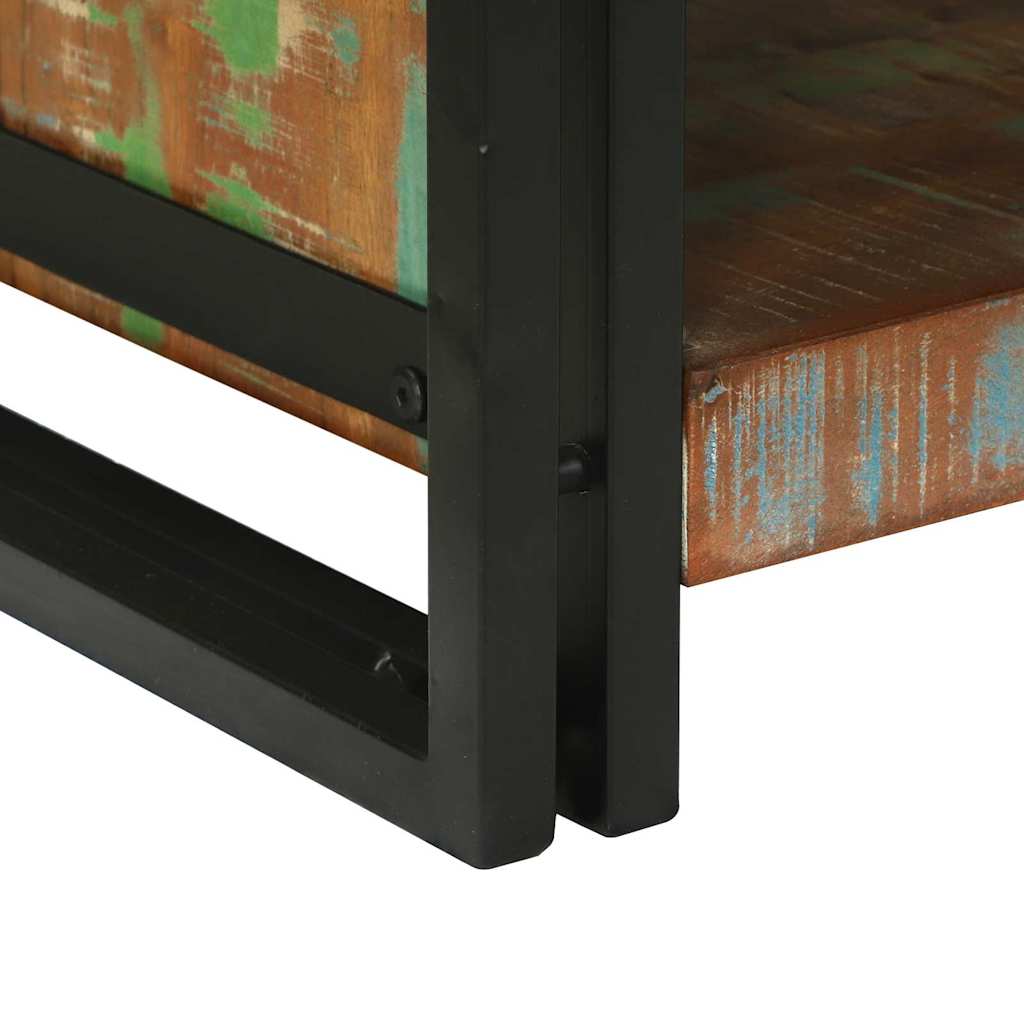 vidaXL Stolik kawowy 120 x 50 x 38 cm Lite Drewno Recyklingowe