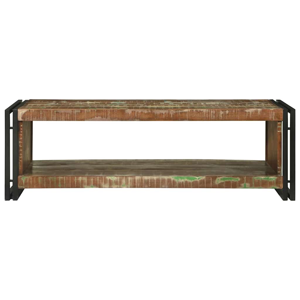 vidaXL Stolik kawowy 120 x 50 x 38 cm Lite Drewno Recyklingowe
