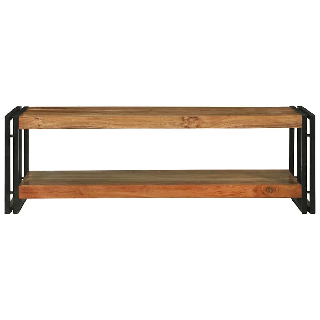 vidaXL Stolik kawowy Brązowy 120 x 50 x 38 cm Lite Drewno Akacji