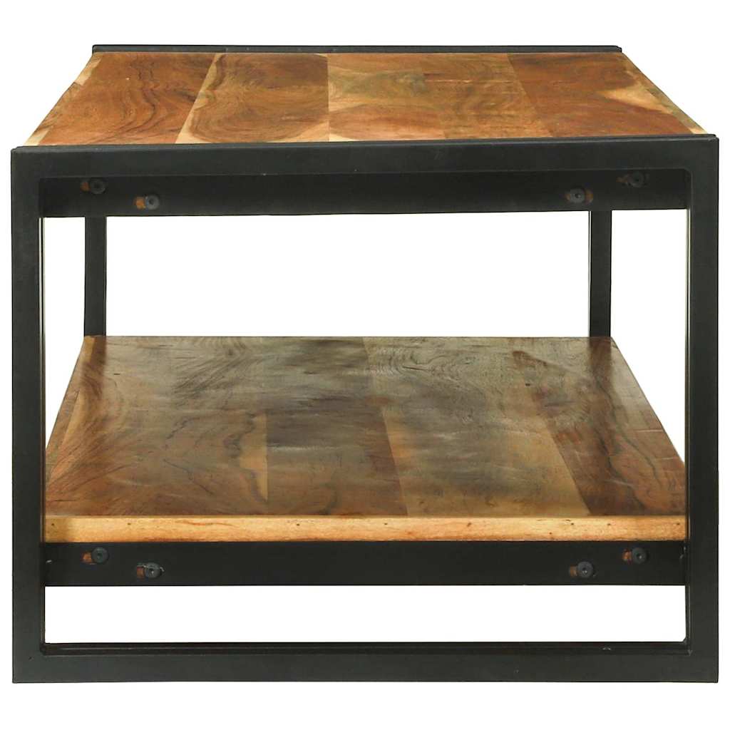 vidaXL Stolik kawowy Brązowy 120 x 50 x 38 cm Lite Drewno Akacji