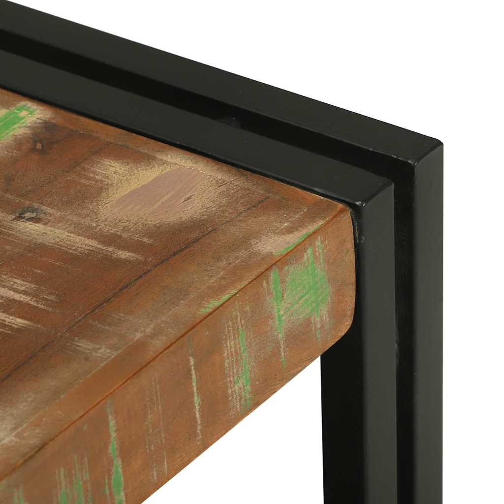 vidaXL Stolik kawowy Wielokolorowe Lite Drewno Recyklingowe